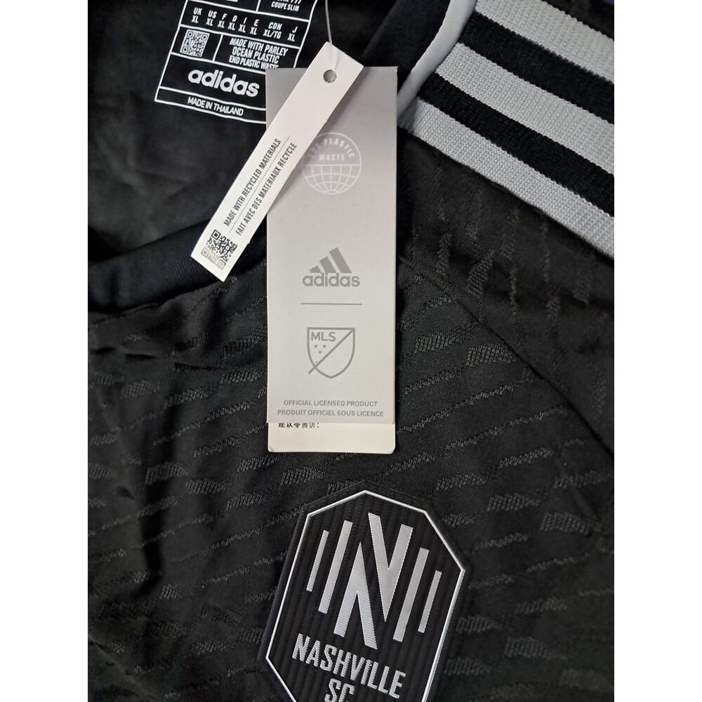 Nashville #10 Mukhtar PLAYER JERSEY JohnnyCash Man In Black Jersey XLarge - Picture 5 of 7